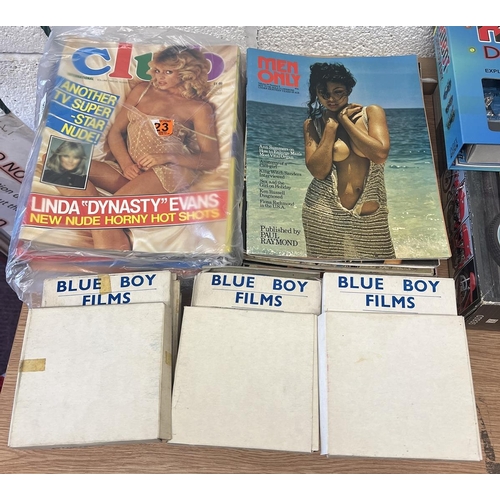 336 - Gentleman's magazines to include cine films