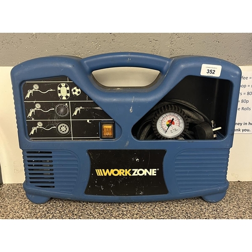 352 - Workzone WZK183 portable compressor
