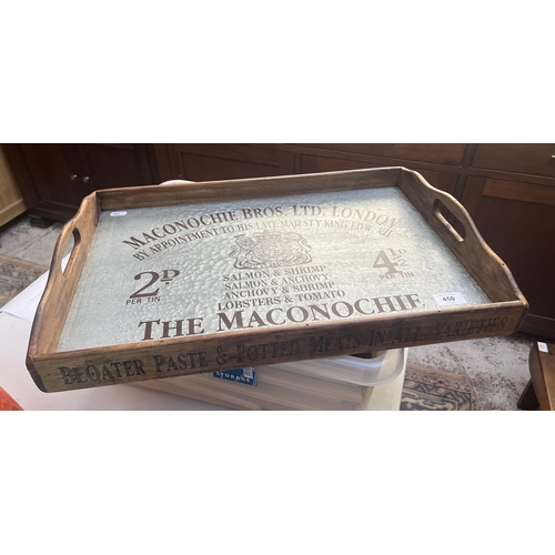 450 - Wooden advertising tray
