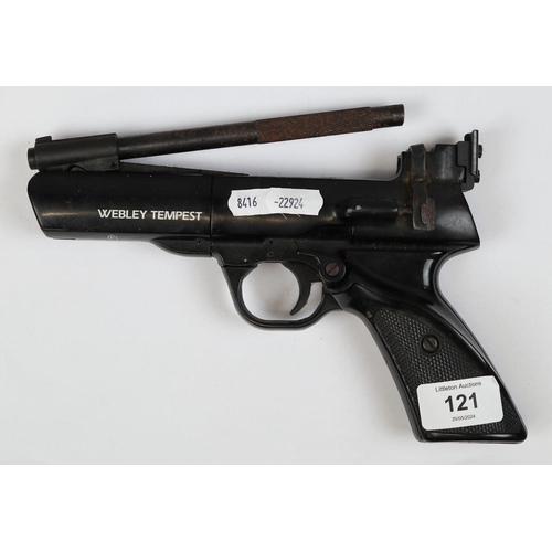 121 - Webley tempest air pistol