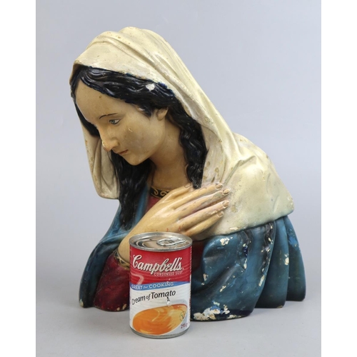 165 - Bust of Mary - Approx height 32cm