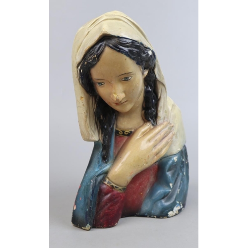 165 - Bust of Mary - Approx height 32cm