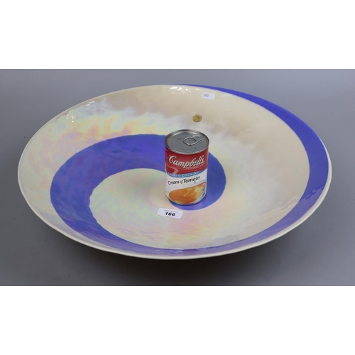 166 - Ferro Murano Iridescent Swirl Glass bowl