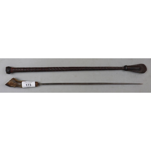 173 - Riding crop sword stick