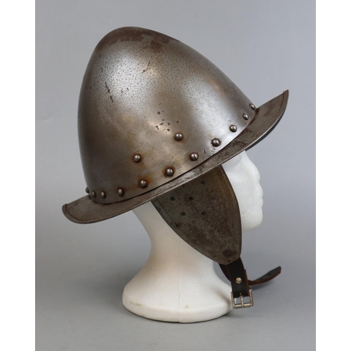 184 - Steel 'Conquistador' style Helmet