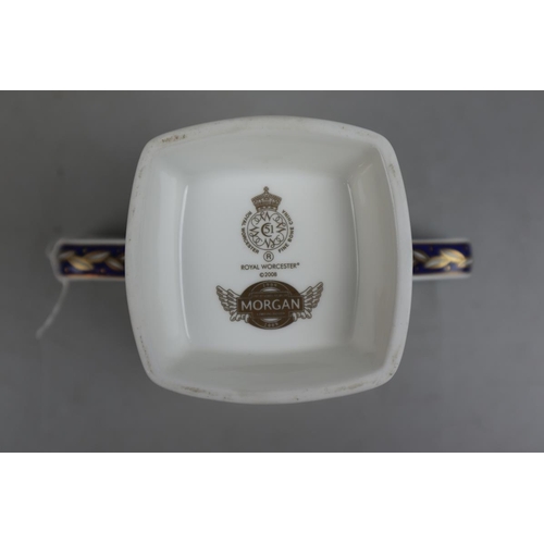 189 - Royal Worcester L/E loving cup 19/100 - Centenary of Morgan Motor Co. Ltd 2008 in original box with ... 