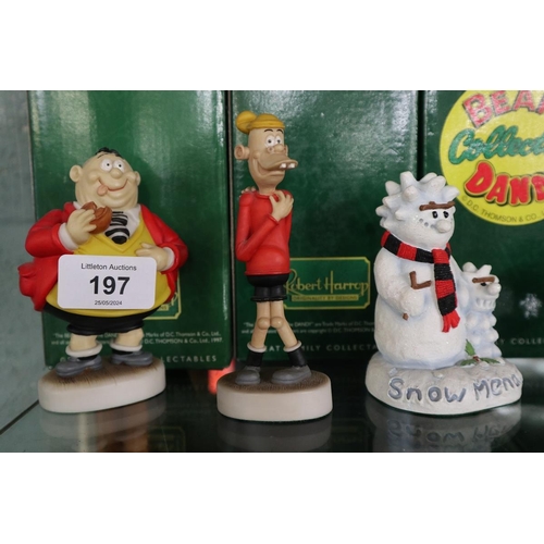 197 - Collection of figurines - The Beano Dandy Collection Robert Harrop in original boxes