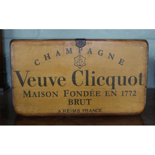 210 - Veuve Clicquot wooden storage box