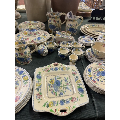 231 - Huge collection of Mason Ironstone Regency pattern