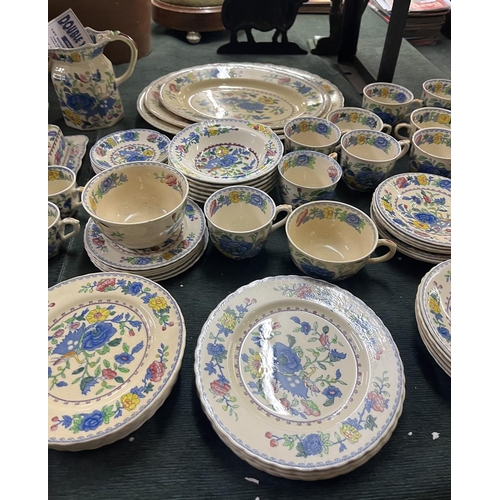 231 - Huge collection of Mason Ironstone Regency pattern