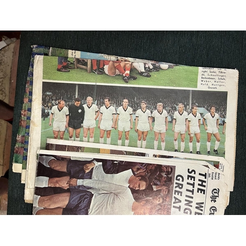 233 - 1966 World Cup flag and ephemera