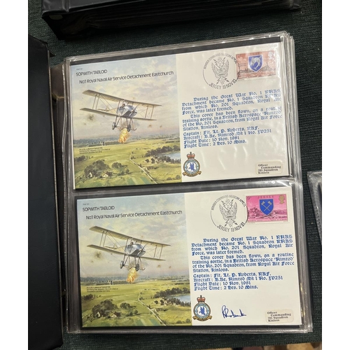 237 - Stamps - Aviation album of RAF museum covers (85-45 signed)