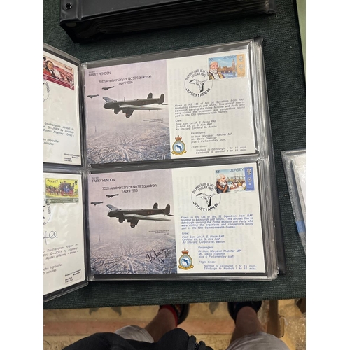 237 - Stamps - Aviation album of RAF museum covers (85-45 signed)