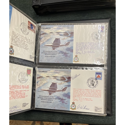 237 - Stamps - Aviation album of RAF museum covers (85-45 signed)