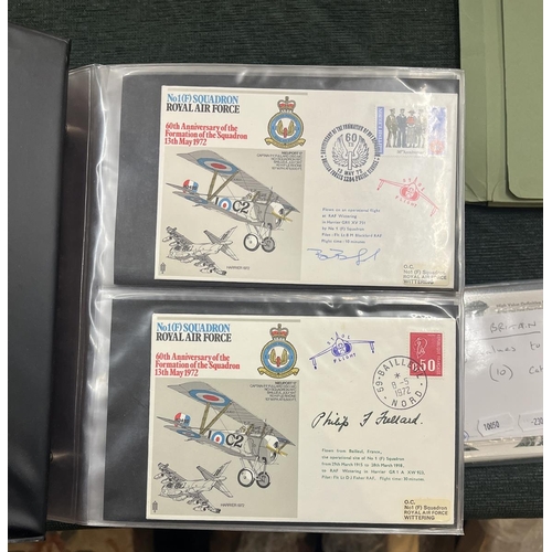 238 - Stamps - Aviation album of RA museum covers all signed (70+)