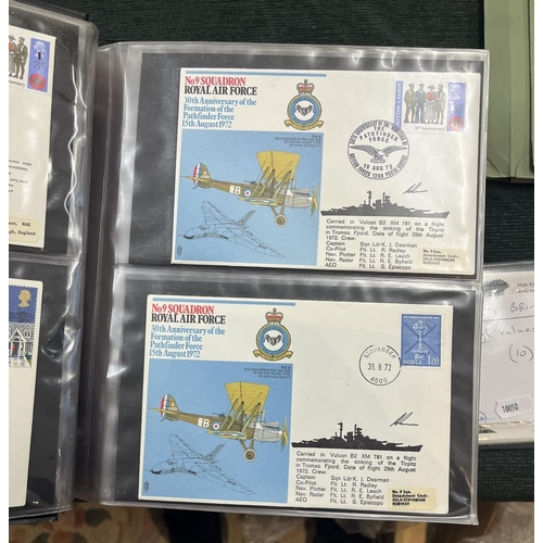 238 - Stamps - Aviation album of RA museum covers all signed (70+)