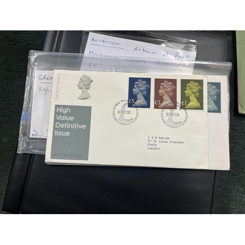 245 - Stamps - Great Britain 1977-93 high values to £10 on illustrated FDCs (10)