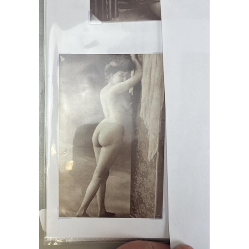 251 - Folder of approx 33 erotic French postcards