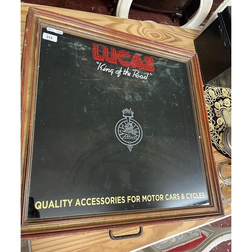 315 - Lucas 'King of the Road' counter top display cabinet