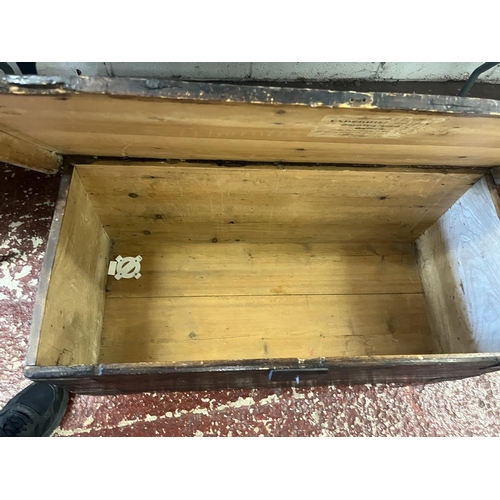 342 - Vintage pine box