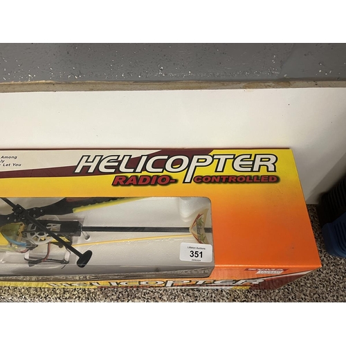 351 - Radio controlled helicopter
