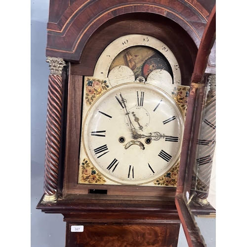 367 - Victorian grandfather clock