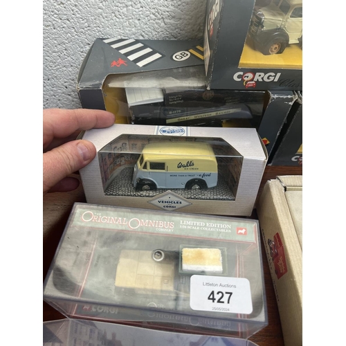 427 - Collection of Corgi commercial vehicle models