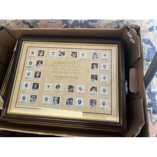 457 - Collection of stamps to include framed examples