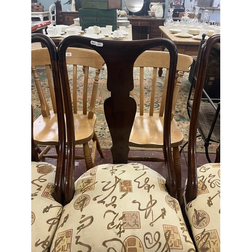 472 - Set of 4 cabriole leg dining chairs