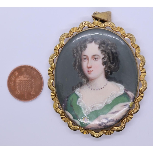 63 - William IV miniature portrait