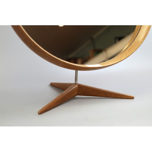 389 - Table Mirror by Uno & Östen Kristiansson for Luxus, Vittsjö, Sweden - Approx height 55cm