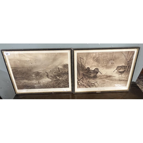 347 - Pair of Archibald Thorburn prints