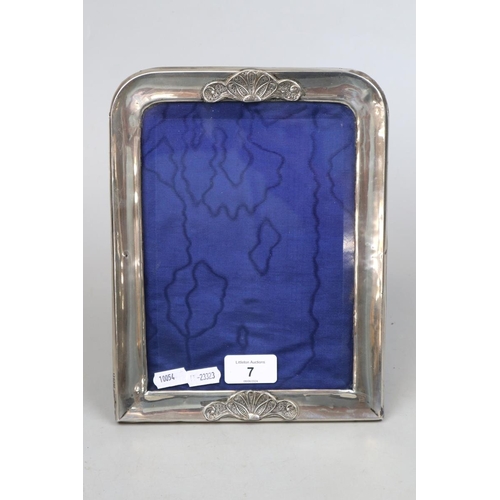 7 - Hallmarked silver picture frame - Appox 25cm H x 20cm W