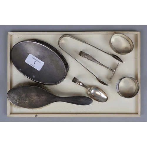 1 - Collection of hallmarked silver