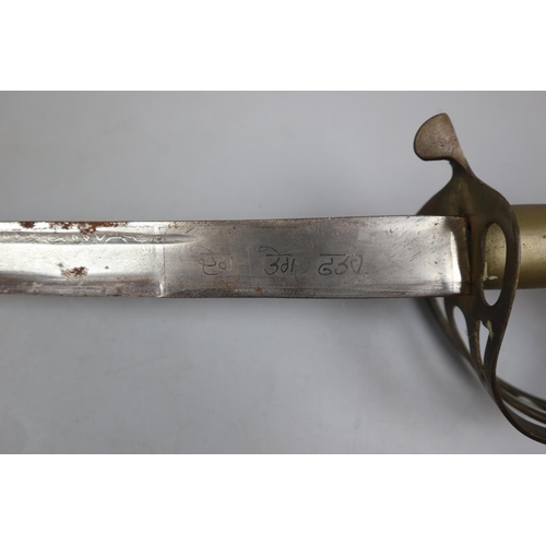 125 - Indian Sabre sword
