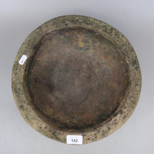 142 - Antique terracotta pedestal bowl