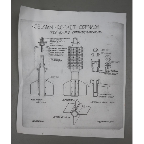 160 - German rocket grenade - deactivated