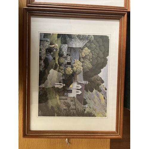 273 - 6 framed rural prints