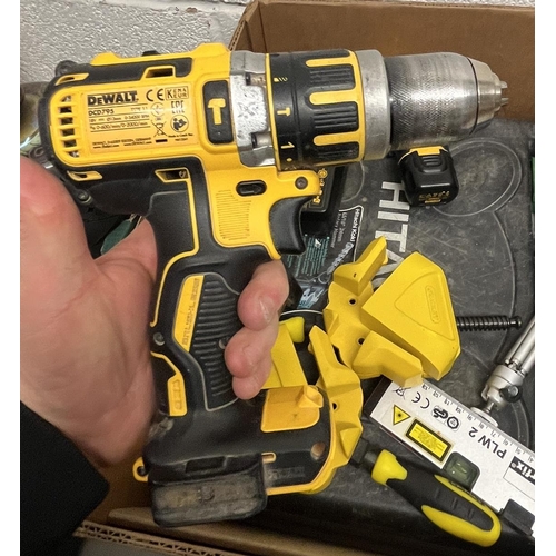 314 - Collection of tools to include hammer drill and Dewalt drills etc