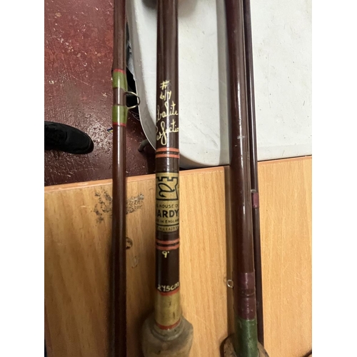 316 - Hardy fishing rod -  Filalite Perfection together with another