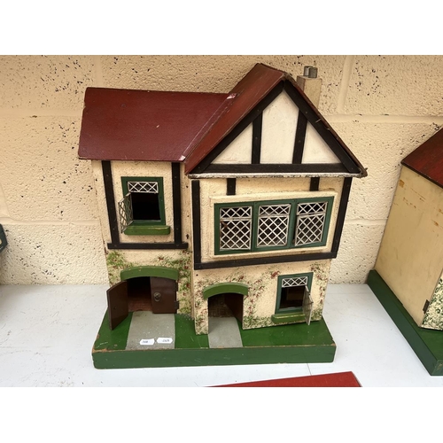 386 - Small Tri-Ang dolls house with furniture