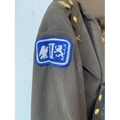 396 - US Class A Tunic and Cap - badged as Infantry Major