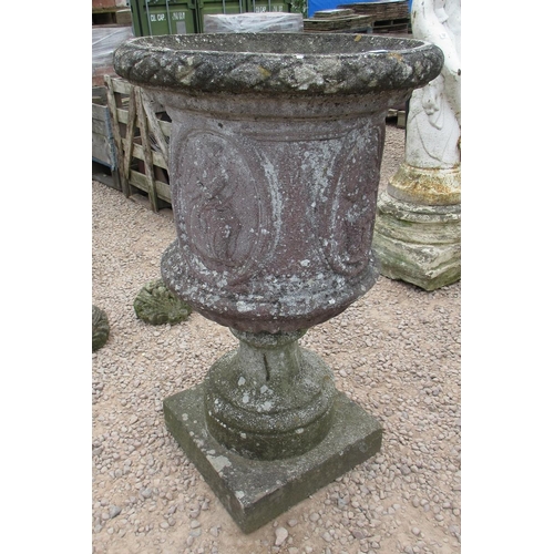 140 - Huge Grecian urn centrepiece - Approx Height: 117cm Diameter: 66cm