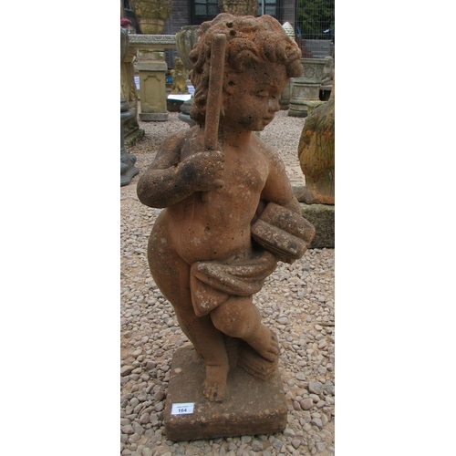 164 - Terracotta figure of a child - Approx Height: 72cm