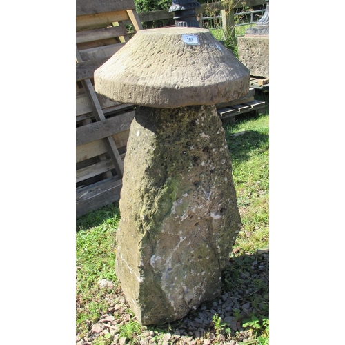 187 - Large Staddle stone - Approx height: 73cm