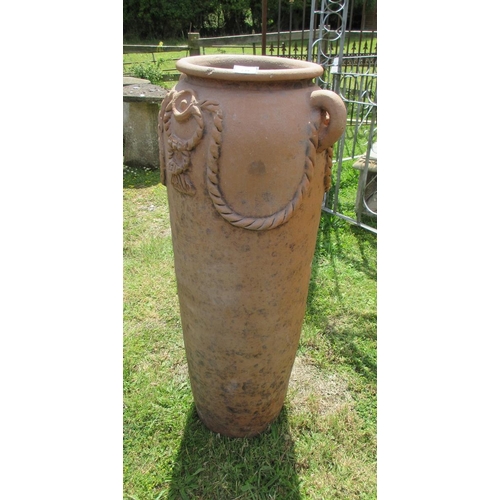 239 - Tall terracotta pot - Approx Height: 110cm