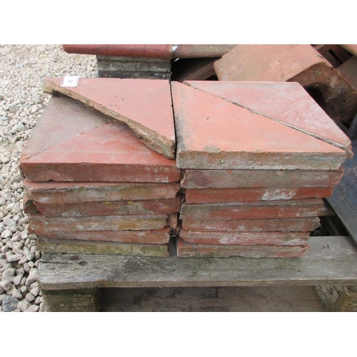 321 - Triangular terracotta tiles