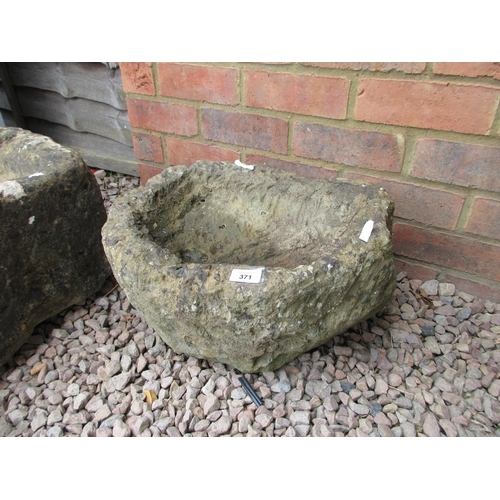 371 - Small stone trough