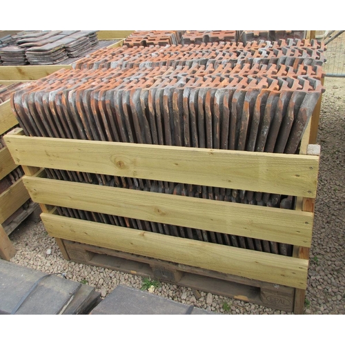 44 - 144 reclaimed terracotta clay double roman roof tiles