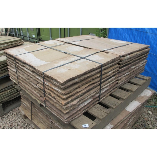 65 - Reclaimed Indian flagstones 14 yd.²